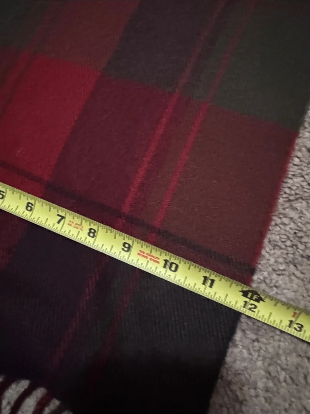 FREE WITH $25 PURCHASE-Plaid Scarf-Unisex-Red/Olive/Black
